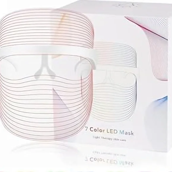 7 Color LED Wavelength Light Mask - Picture 1 of 11